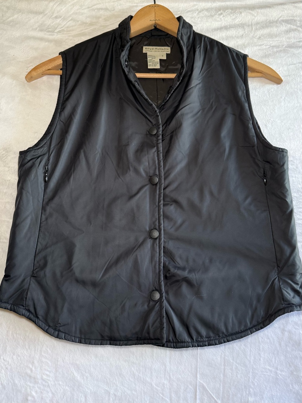 Royal Robbins Vintage Women's Black Vest S Outdoor Travel